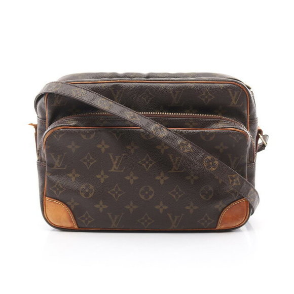 Louis Vuitton Monogram Brown Leather Shoulder Bag Nile - Picture 1 of 7